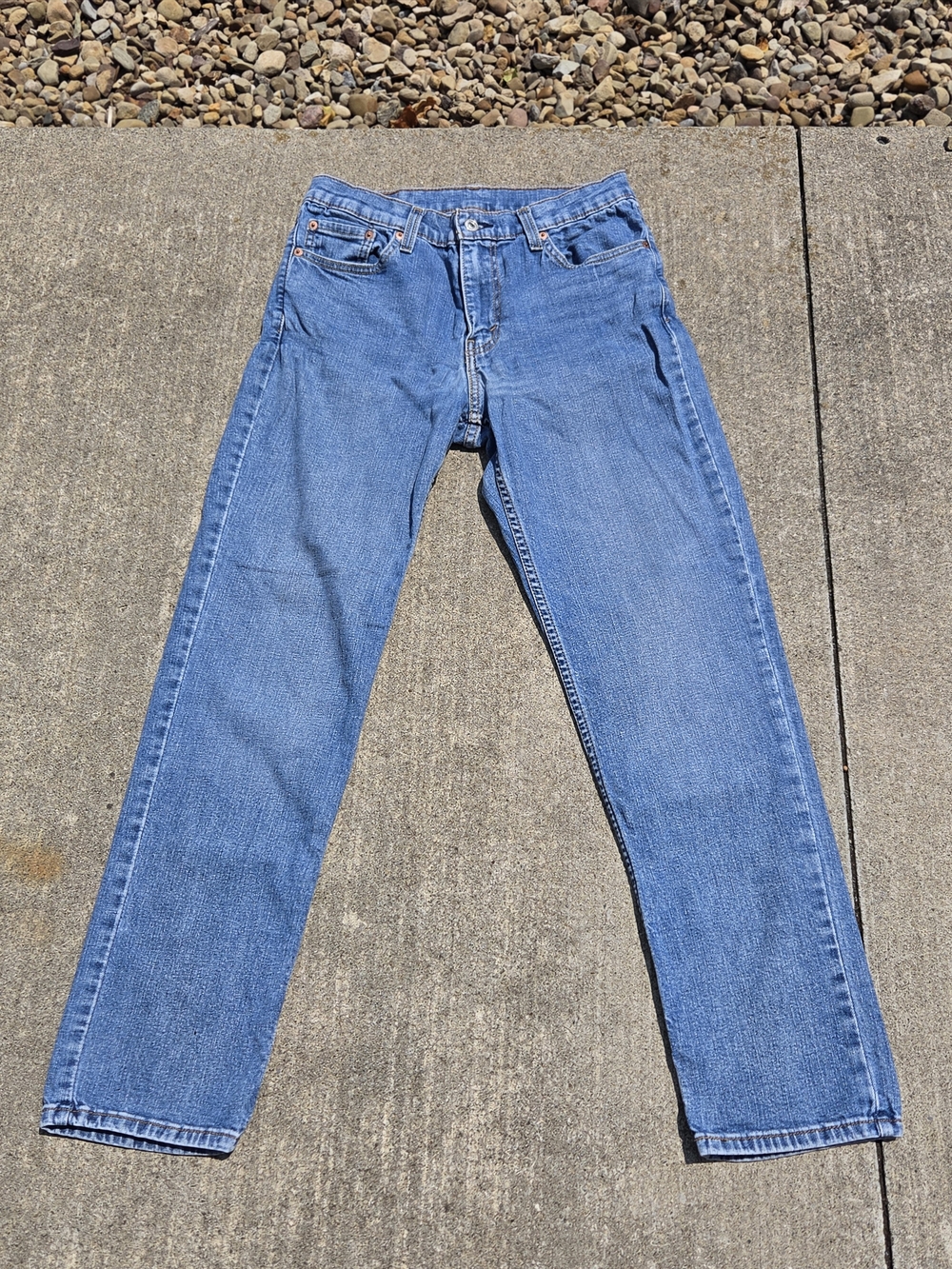 Levi's 511 Mens Classic Light Blue Straight Leg Denim Jeans 32×32